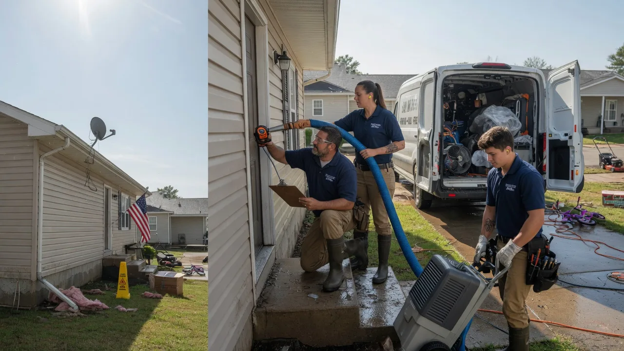 Ceiling Water Damage Restoration in Le Roy, KS near me